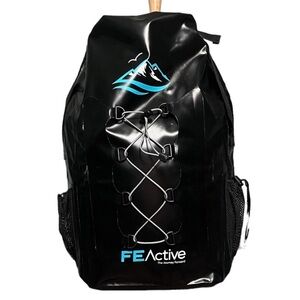 FEActive Waterproof Backpack 20L Black, Sealed Seams X-Large 5mm Vinyl Dry Bag